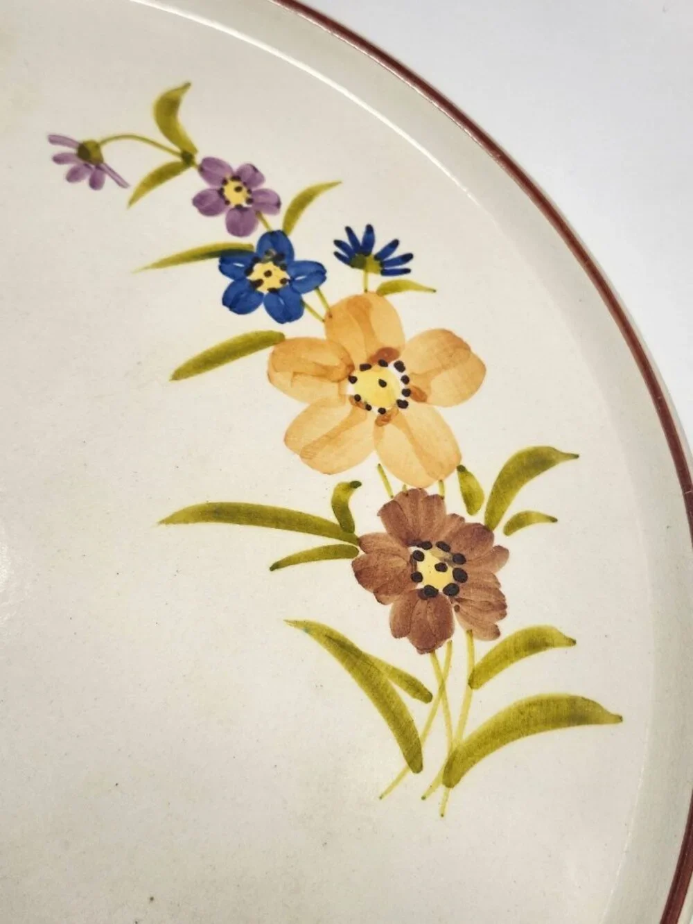 Hand Painted Serving Plate 12